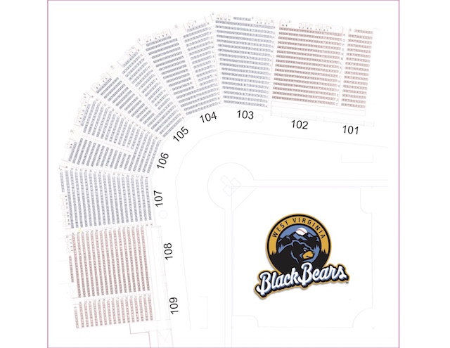Wv Black Bears Seating Chart