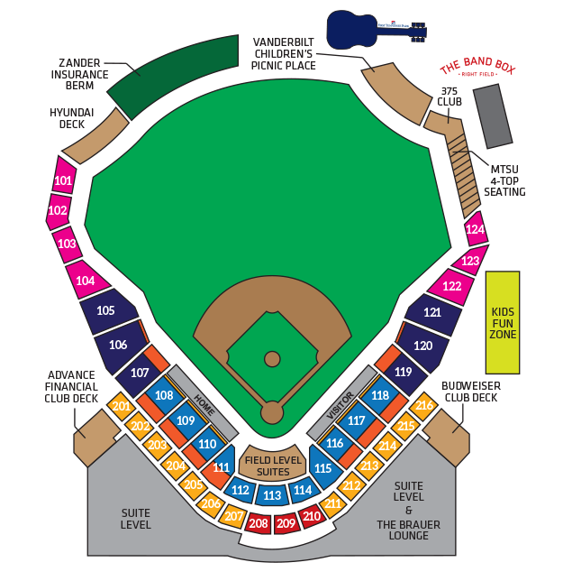 Titans Stadium Seating Chart