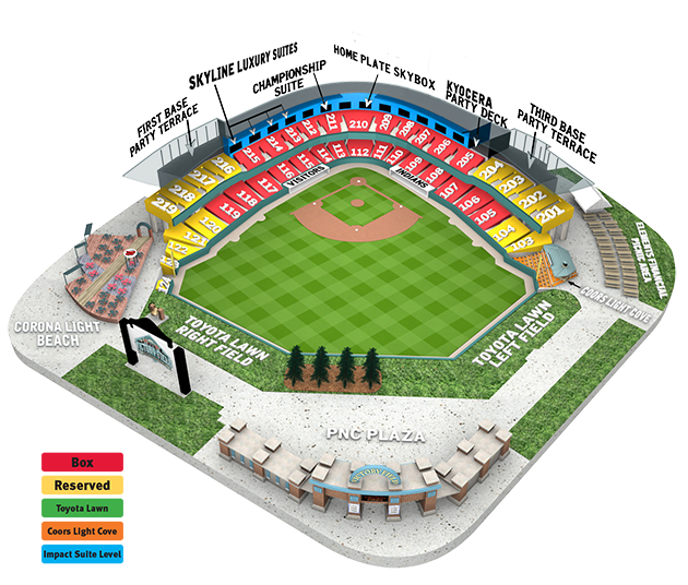 Victory Field Seating Chart