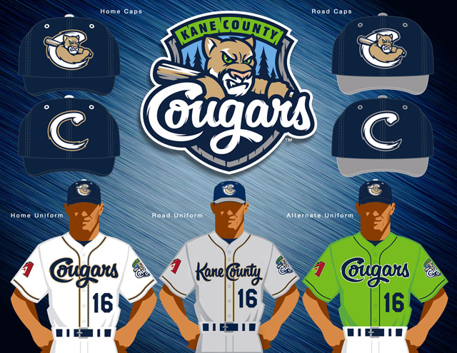 Kane County Cougars get new logos 