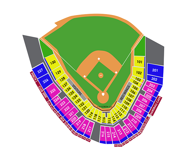 Citizens Bank Park Seating Chart With Seat Numbers ...