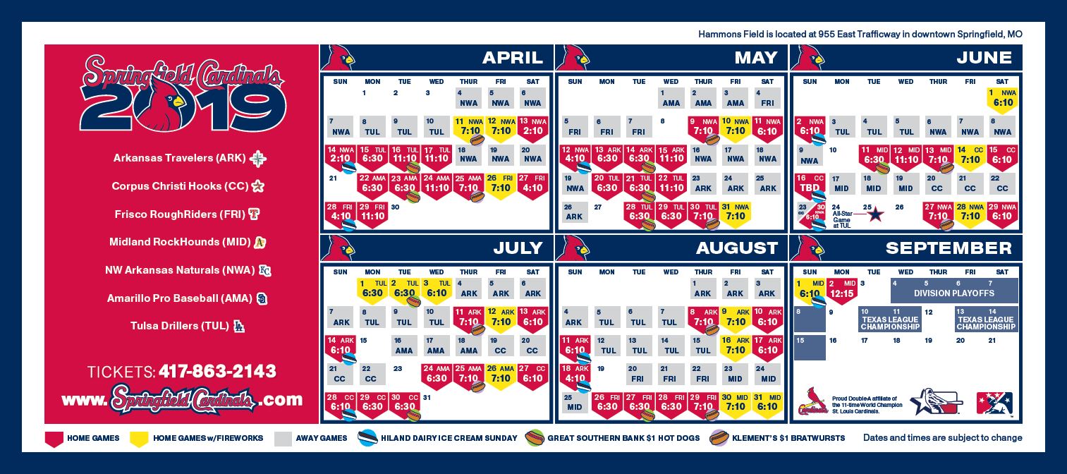 Official St Louis Cardinals Calendar Semashow