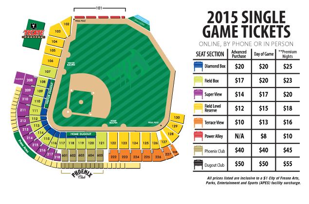 Fresno Grizzlies Seating Chart