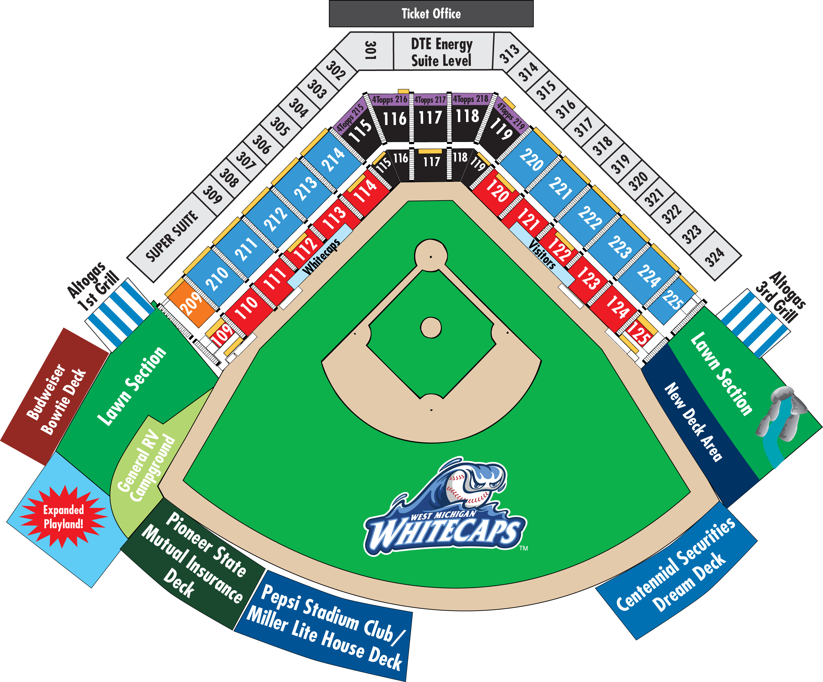 Seating Chart Fifth Third Field