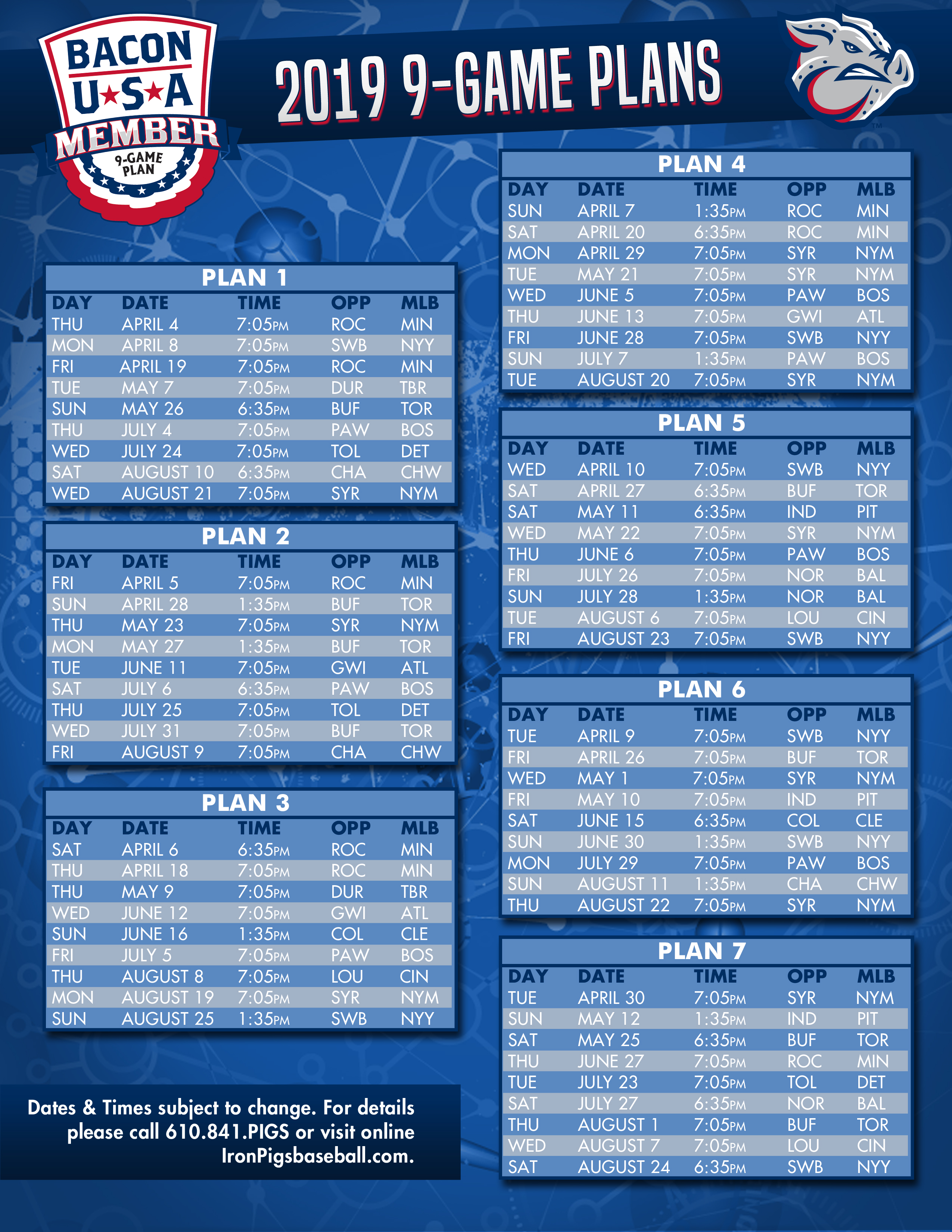 Ironpigs Schedule 2022 2019-Nine-9-Game-Plans-Now-Available-Online | Ironpigs