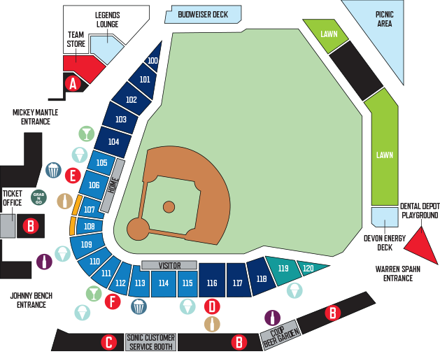 Map Of Dodger Stadium Seating Chart